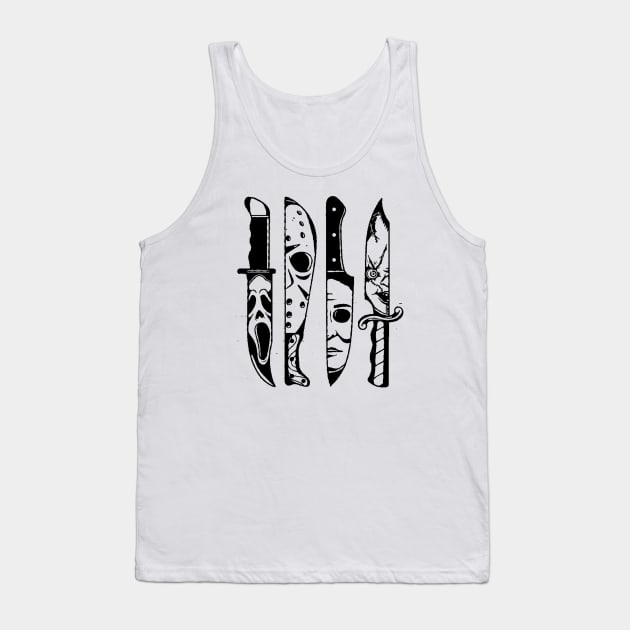 Halloween Knives Tank Top by WhateverTheFuck